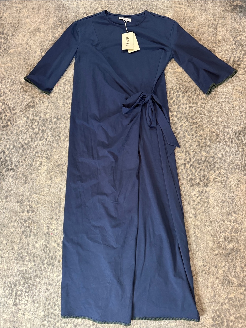 Loup Spandex Midi Wrap Dress